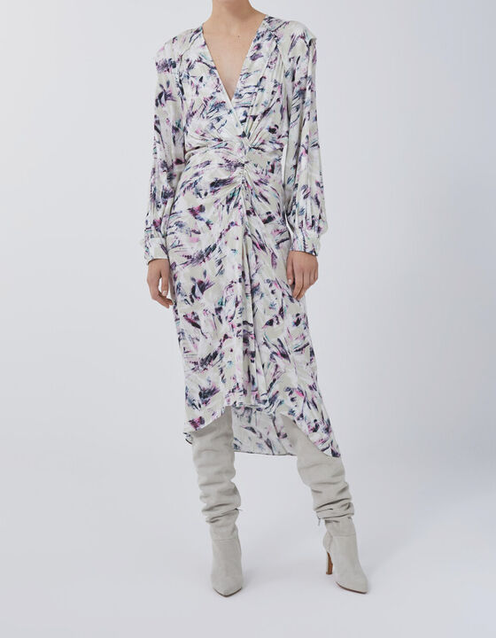 KUN LONG PRINTED DRESS